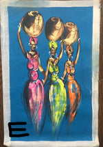 Ghanaian Canvas Painting