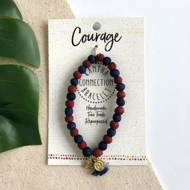 Kantha Connection Bracelet - Courage
