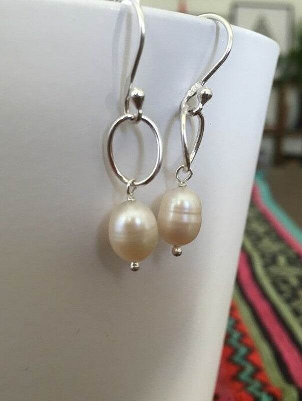 Camila Freshwater Pearl Sterling Earrings