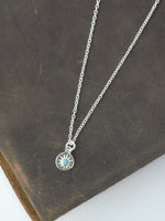 Turquoise Starburst Necklace - Sterling Silver - Small Things Fair Trade